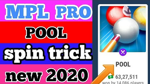 mpl pool trick /mpl pool best trick kaise kare / how to  mpl pool