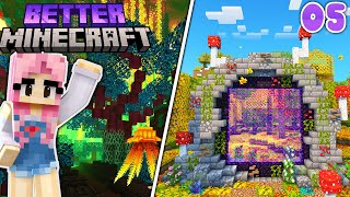I Conquered a Modded JUNGLE Nether Fortress in Better Minecraft! 💜