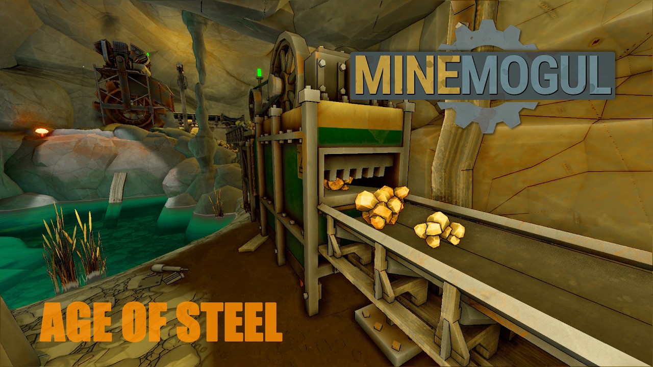 CLUSTER BREAKERS, GEODES And A JACKHAMMER - MineMogul - AGE OF STEEL [E4]