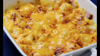 Comforting and Delicious: A Cheese, Potato and Smoked Sausage Casserole Recipe
