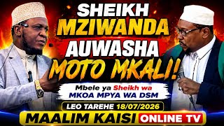 SHEIKH MZIWANDA APIGA NYUNDO ZA USO MBELE YA SHEIKH MPYA WA MKOA WA DSM SHEIKH MZIWANDA APIGA NYUNDO ZA USO MBELE YA SHEIKH MPYA WA MKOA WA DSM