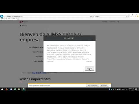 Como Configurar Nuevo Portal IMSS Septiembre - 2021 - Configurar java IDSE - Quitar Bloqueos JAVA