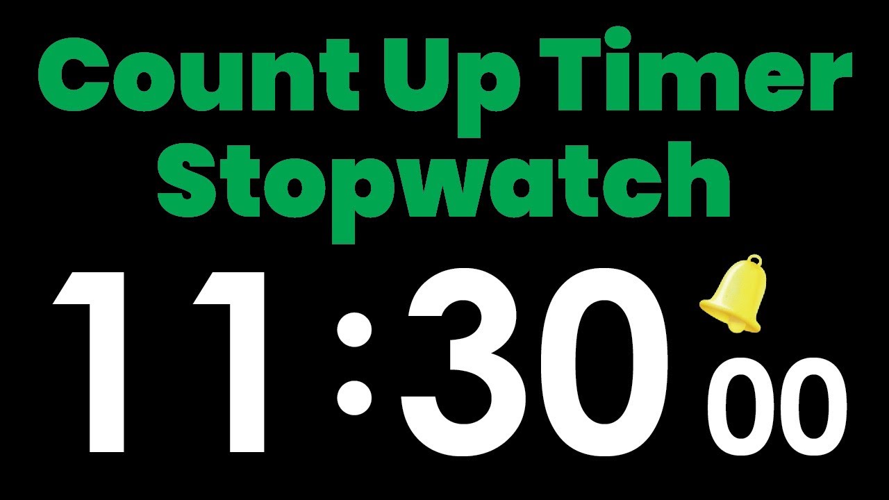 Stopwatch / Count Up Timer 11 Hour 30 Mintue - YouTube