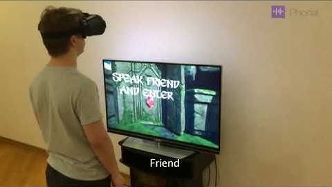 Phonal AI: Processing voice-driven actions in VR game