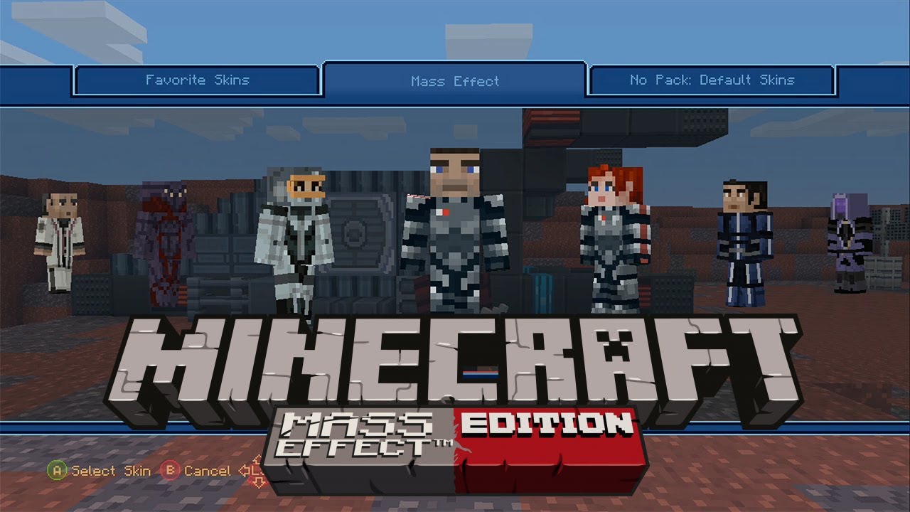FIRST LOOK | Mass Effect Minecraft | Xbox 360 Edition