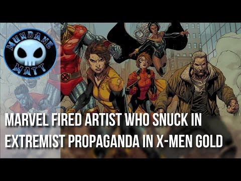 Marvel fired artist who snuck in extremist propaganda in X-MEN GOLD