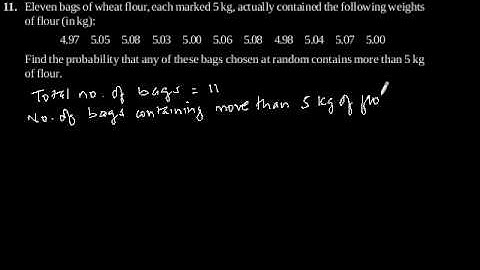 CBSE Class-9 Maths NCERT solution - Probability - Exercise 15.1 - Problem 11