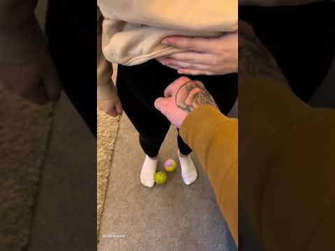 Fist Bumping Baby