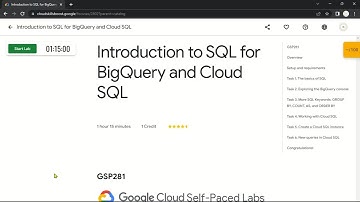 Introduction to SQL for BigQuery and Cloud SQL | GSP281 | Solution