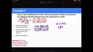 4-3 Example 2 (Simplifying rational expressions)