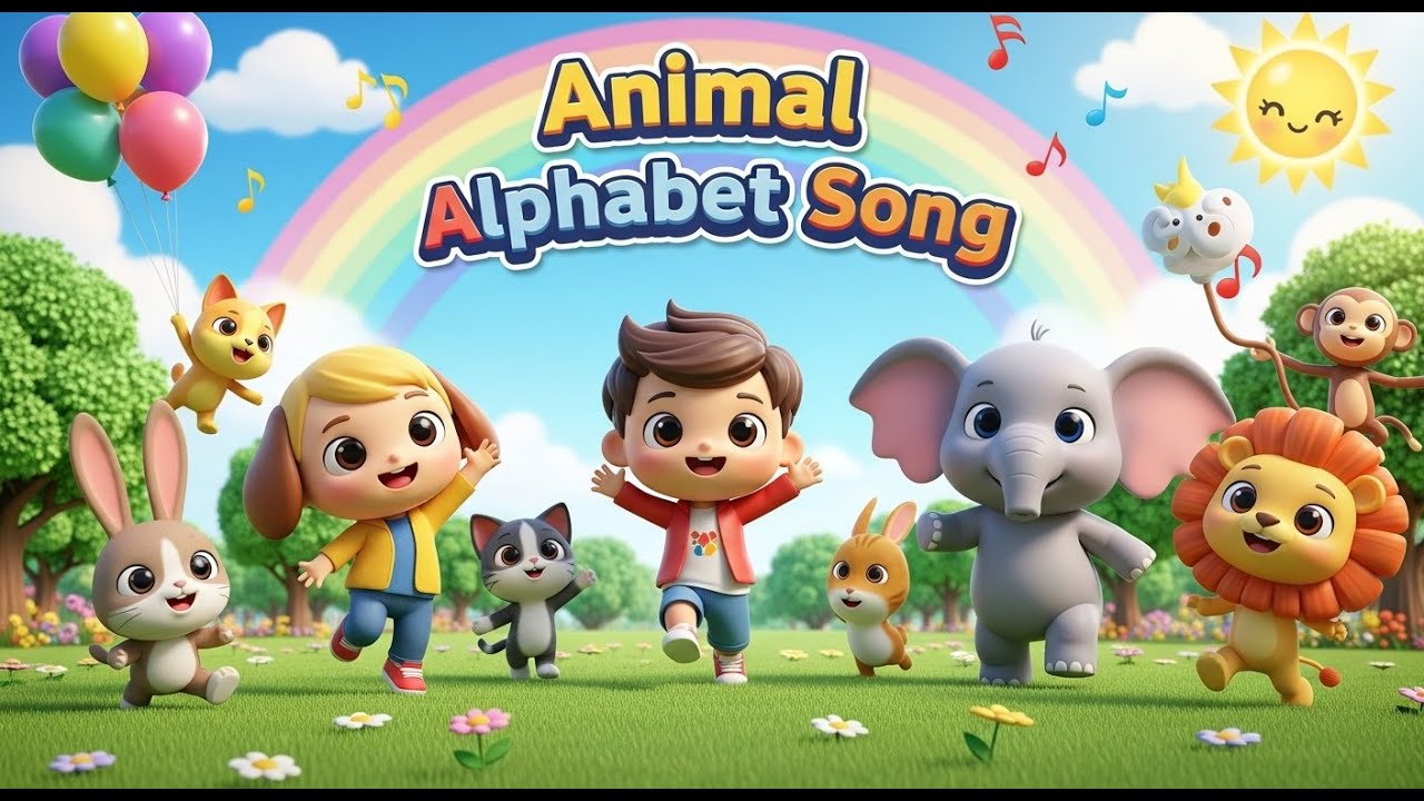 Animal Alphabet Song A–Z | Kids Learning ABC Made Fun | Kids Songs & Nursery Rhymes