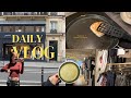 Daily vlog shopping study skincare et du caf 