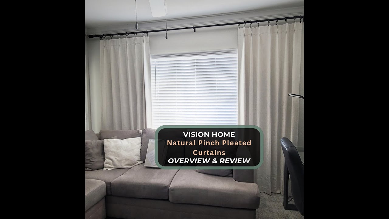 Elevating A Small Space With The Luxury Looking Pleated Curtains By ...