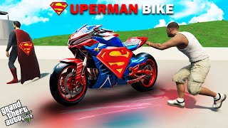 Franklin Stealing Superman Fastest Bike in GTA 5 ! | Techerz