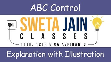 ABC Control | Inventory Control Technique | Material Costing |  CA , CS,  B.Com | by CA Sweta Jain