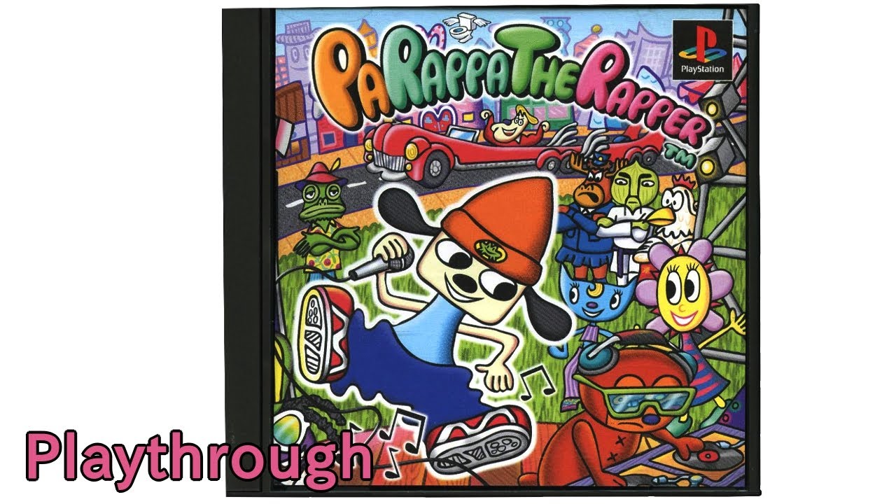 Ps パラッパラッパー Op Ed 1996年 クリア Playstation Playthrough Parappa The Rapper Full Games Youtube