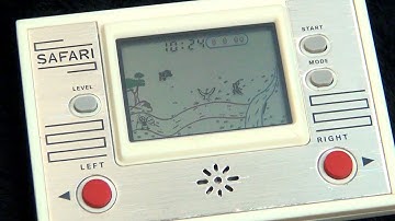 【レトロ電子ゲーム】Q&Q カードゲームクロック サファリ シチズン ８０年代 動物 横断 Citizen LCD lsi Game Watch Card Game Clock SAFARI ブラゼ