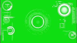 Iron man HUD (Jarvis) Green screen video || Free download || No Copyright