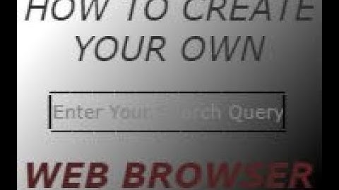 How to make your own web browser | Ep4: Menu Part: 1 | 2017