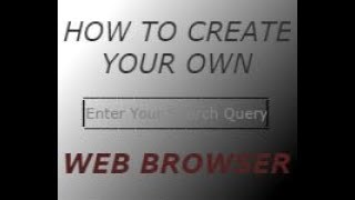 How to make your own web browser | Ep4: Menu Part: 1 | 2017