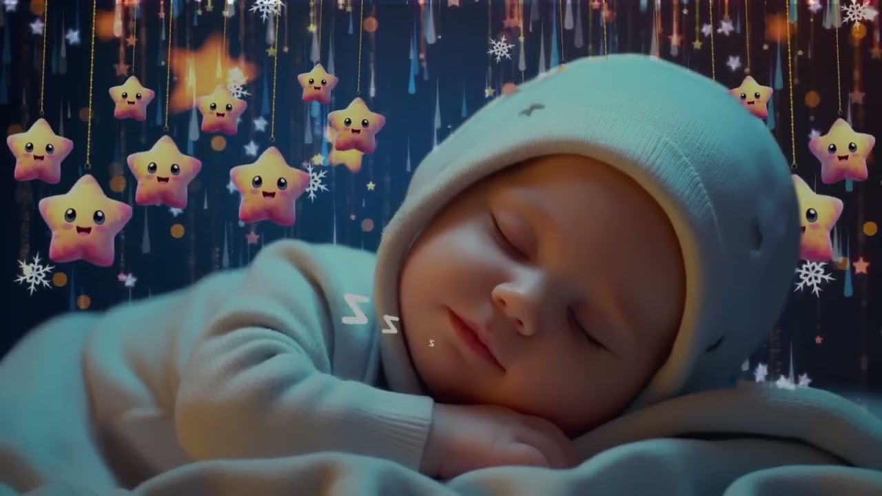 24h No Ads Baby Sleep Music 🌙 Mozart & Brahms Lullaby 🎵 A Dreamlike Stillness for Deep Rest