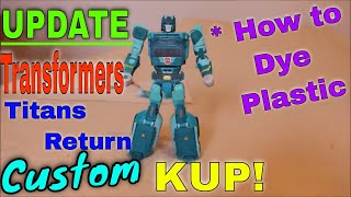 Knoted's Shapeways Titans Return Kup Arms Upgrade and Plastic Dying - GotBot True Review NUMBER 301
