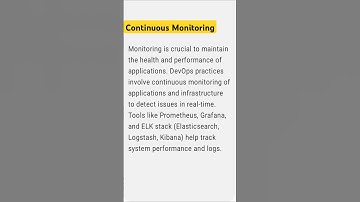7. Continuous Monitoring: Ensuring Application Health in DevOps #ContinuousMonitoring #DevOps