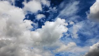 Deep Blue Sky Like a Movie 🎬 | Clouds Timelapse