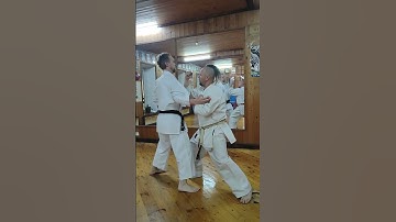 kyu kumite / yakusoku kumite 級の約束組手 combination for kumite sparring / Uechi ryu Karate Hozonkai