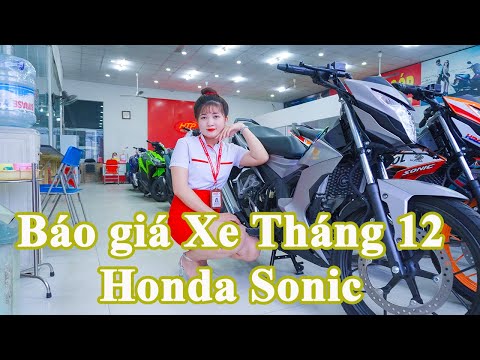 Báo Giá xe Tháng 12 / Honda Sonic 150 2020 / Giá Mới