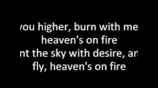 KISS - Heaven's on fire - Lyrics