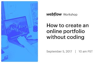 How to create an online portfolio without coding