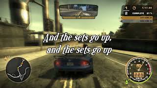 NFS Most Wanted OST - Sets go up - Juvenile With lyrics Resimi