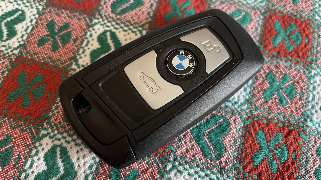 BMW 320d key’s battery replacement - YouTube