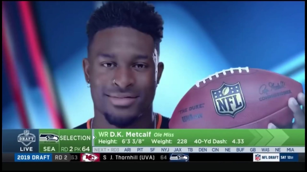 Dk Metcalf First Half Rookie Highlights Hall Of Fame