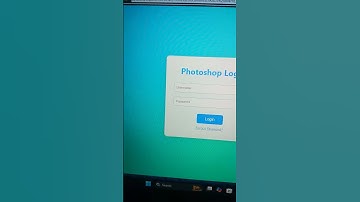 PS PhotoShop Login Page Interface with HTML, CSS & JavaScript | UI Design Tutorial