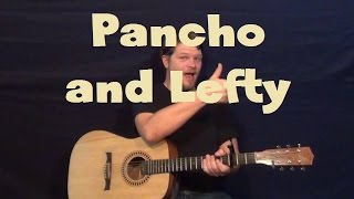 Pancho and Lefty (Willie Nelson/Merle Haggard) Easy Strum Guitar Lesson How to Play Tutorial