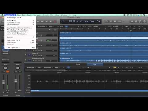 Как записать системные звуки из Logic Pro X на Mac OS X?