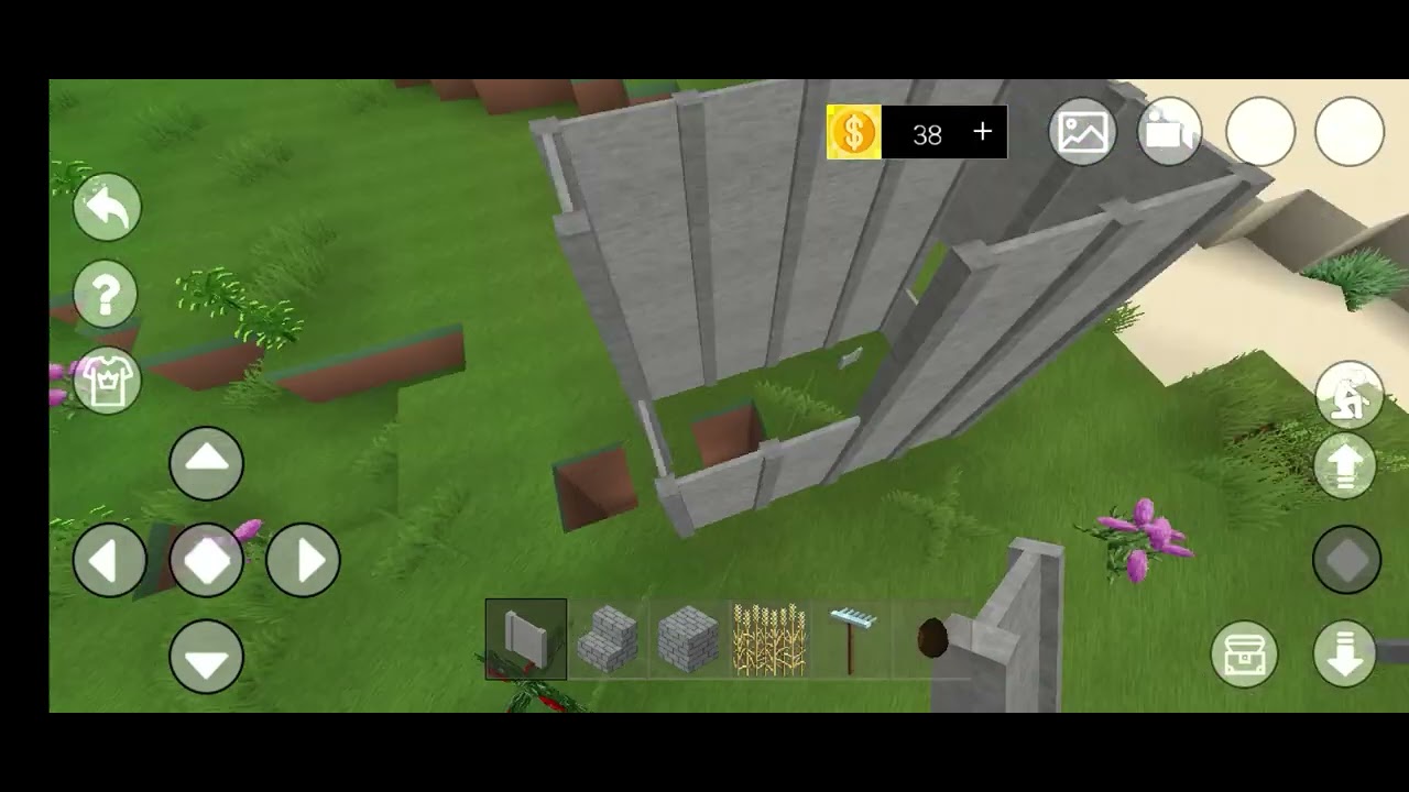 How to make a cow 🐮🐄 farm in mini block craft 