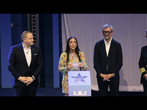 August 2025 – Royal Caribbean and godmother Kellie Gerardi hosted a naming celebration written in the stars for the new Star of the Seas in Port Canaveral (Orlando), Florida. The ultimate family vacation has experiences in store for every type of family and vacationer on 7-night adventures to the Caribbean and the vacation brand’s top-rated Perfect Day at CocoCay. August 2025 – Royal Caribbean and godmother Kellie Gerardi hosted a naming celebration written in the stars for the new Star of the Seas in Port Canaveral (Orlando), Florida. The ultimate family vacation has experiences in store for every type of family and vacationer on 7-night adventures to the Caribbean and the vacation brand’s top-rated Perfect Day at CocoCay.