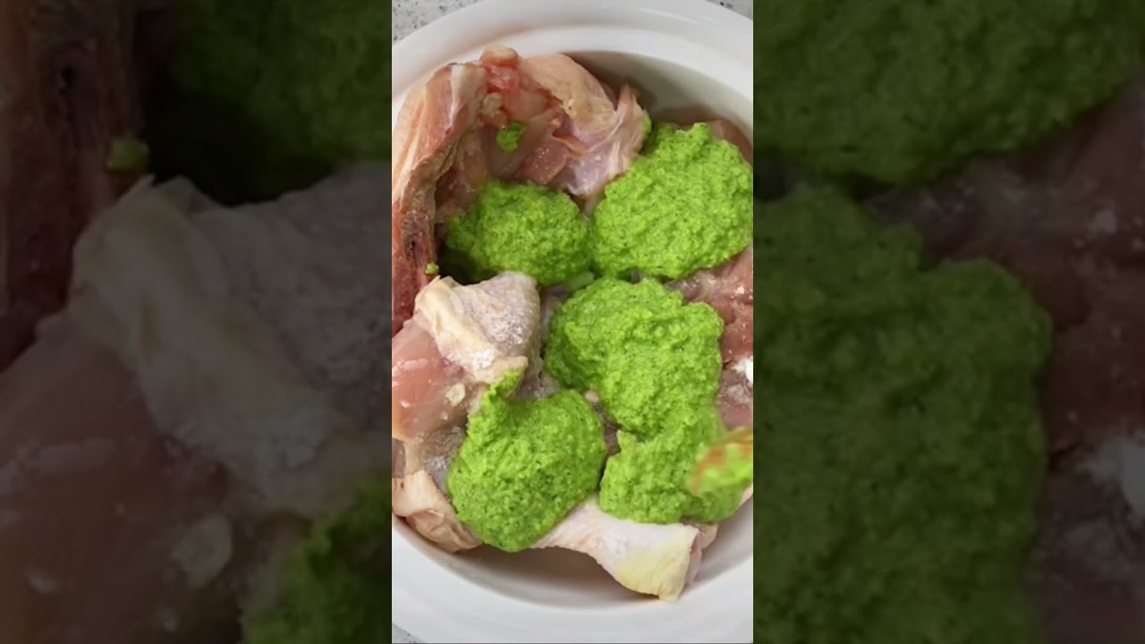 Using my green seasoning