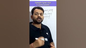 Sample Space for 3 Coins Tossed | Maths Tricks