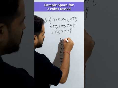 Sample Space For 3 Coins Tossed | Maths Tricks