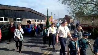 Grantham St. Georges Day (Belated) Parade 27-04-14