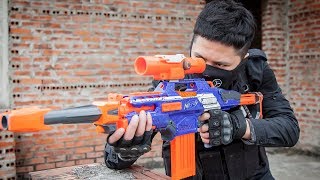 LTT Game Nerf Guns : Nerf Guns Game | MEGA Nerf Guns SEAL X Attack Crime group