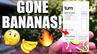 ONE OF MY FAVORITE TURN PODS! | Turn GONE BANANAS THCA HEMP Review!