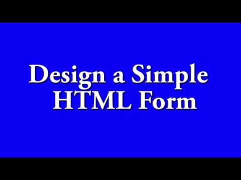 Design a simple HTML form in netbeans