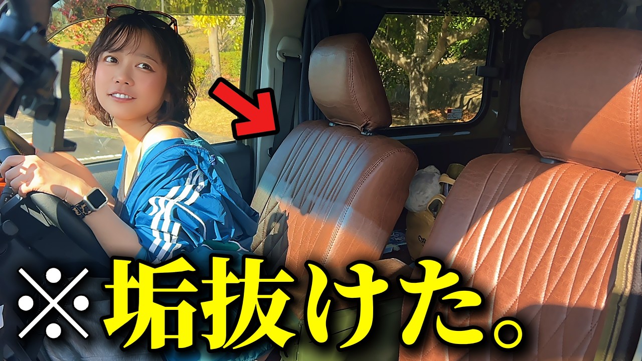 【やって正解】シートカバー替えただけで、車内が一気に垢抜けました。