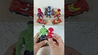 hunting toys spider Man vs hulk smash