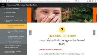 HMH Textbook and Online